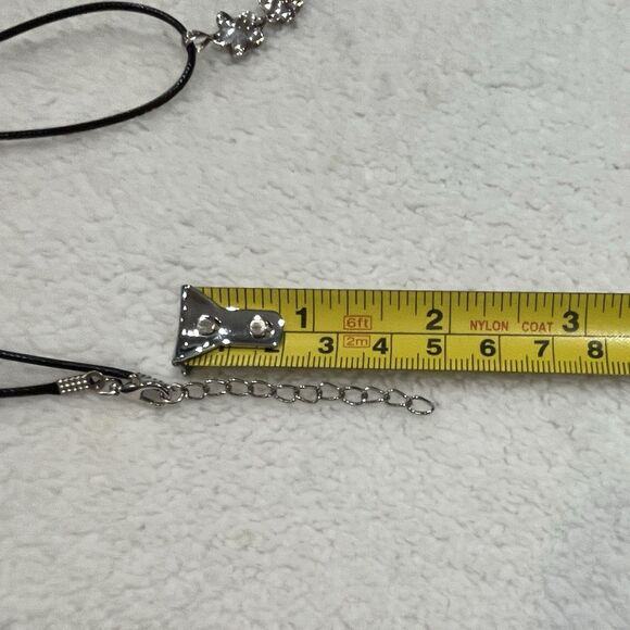 VTG Kuuipo Hawaiian Sterling Silver Flower Pendant Necklace Pink Stone Coquette - Picture 8 of 10